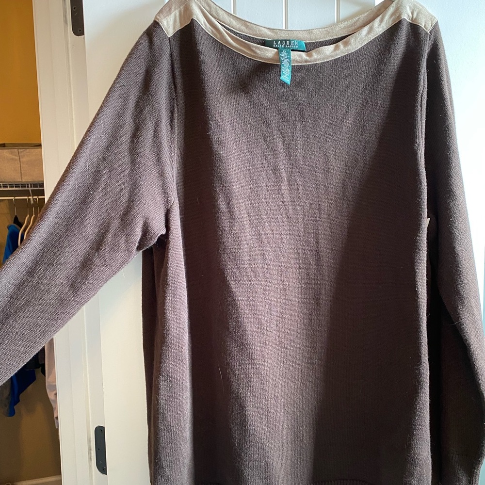 Lauren by Ralph Lauren Brown Sweater